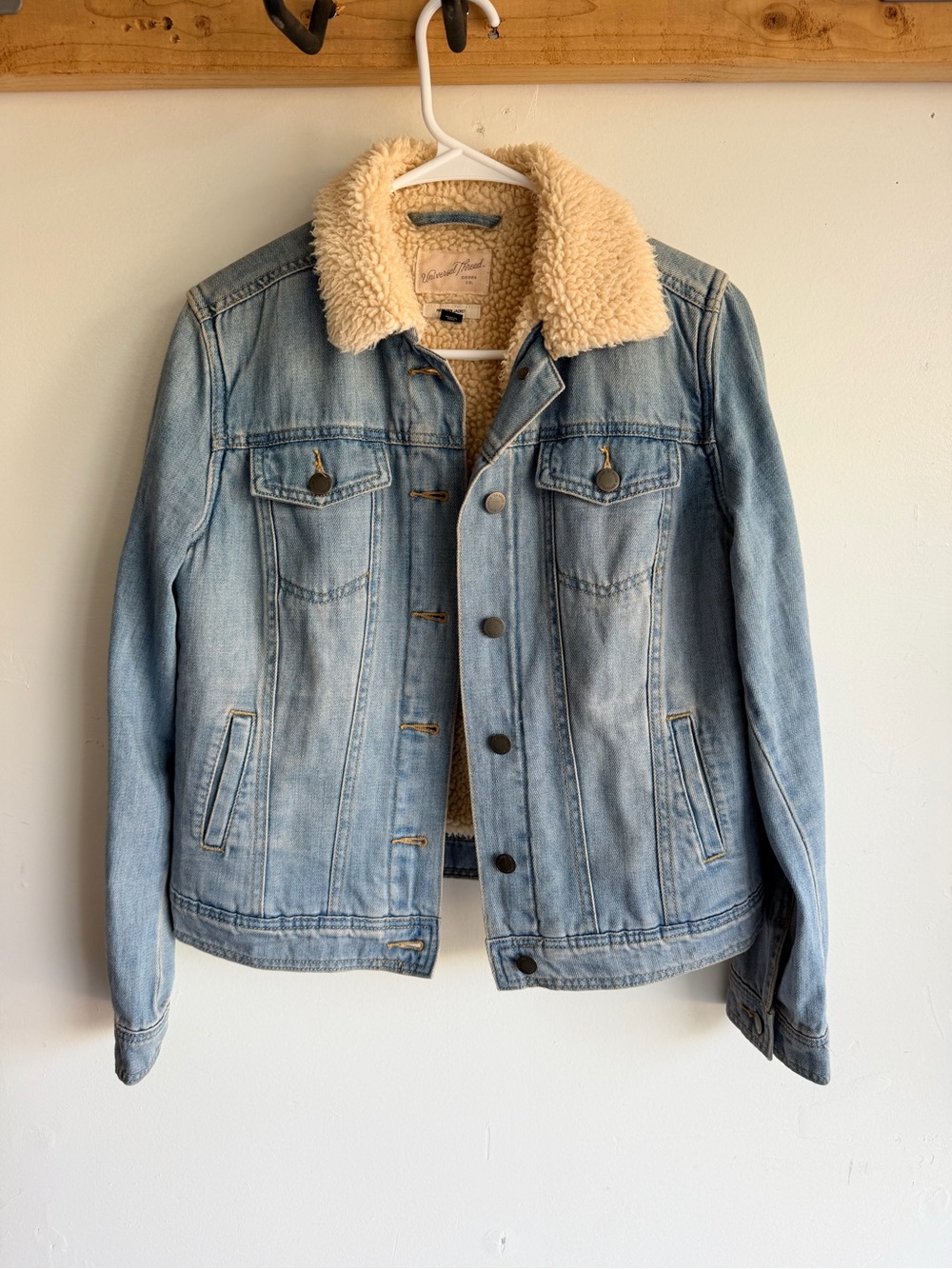 Universal Thread Light Blue Denim Sherpa Jacket